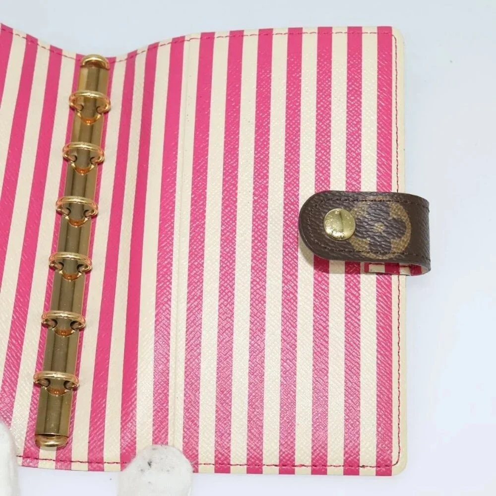 LOUIS VUITTON Monogram Trunk Agenda PM Day Planner Cover R20031 LV Auth 123439